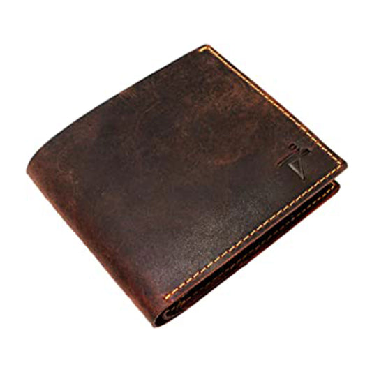 Crazy Horse Leather Wallet | Vintage Item