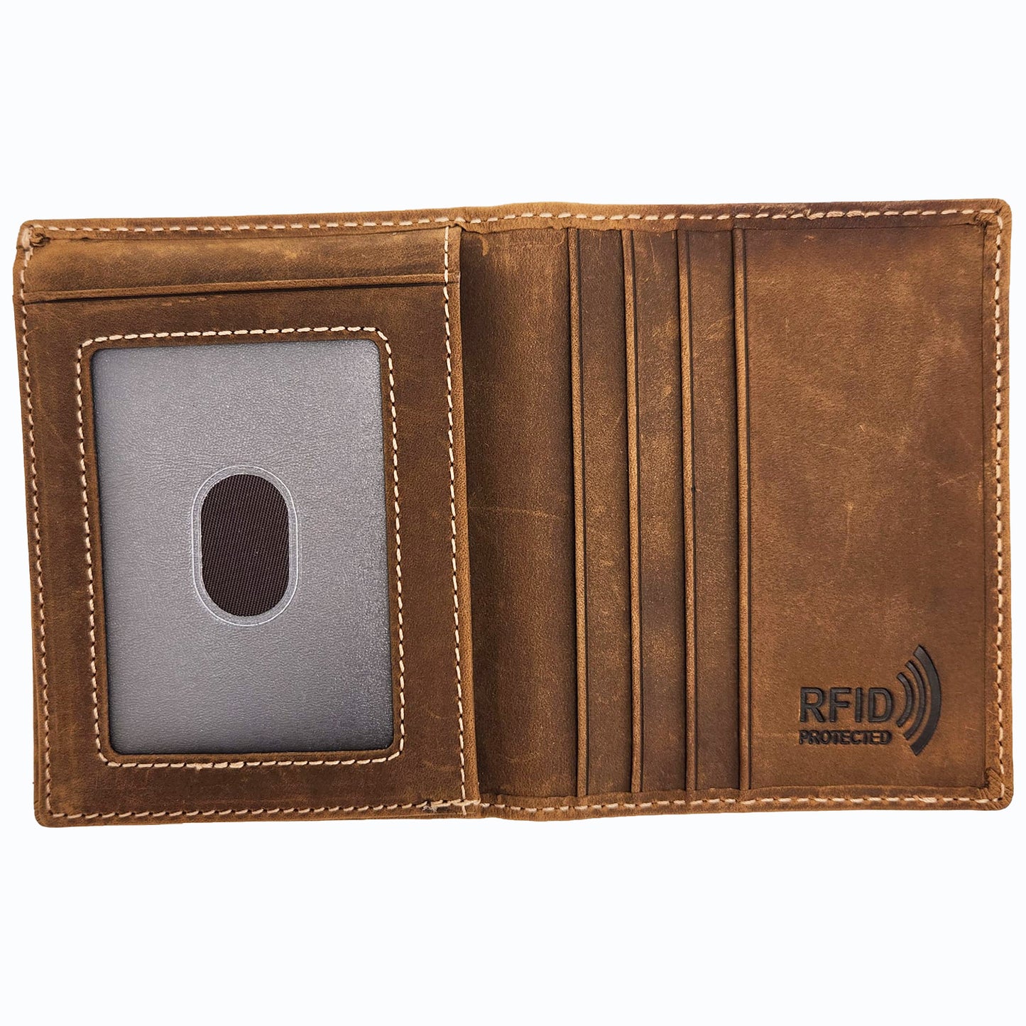 L-Fold Wallet unisex RFID Leather