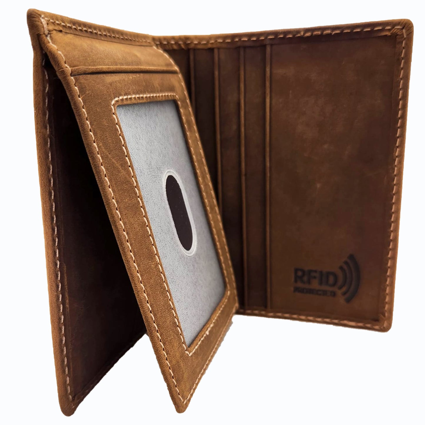 L-Fold Wallet unisex RFID Leather