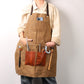 Waxed Canvas Chef Aprons for Men Women with Large Pockets