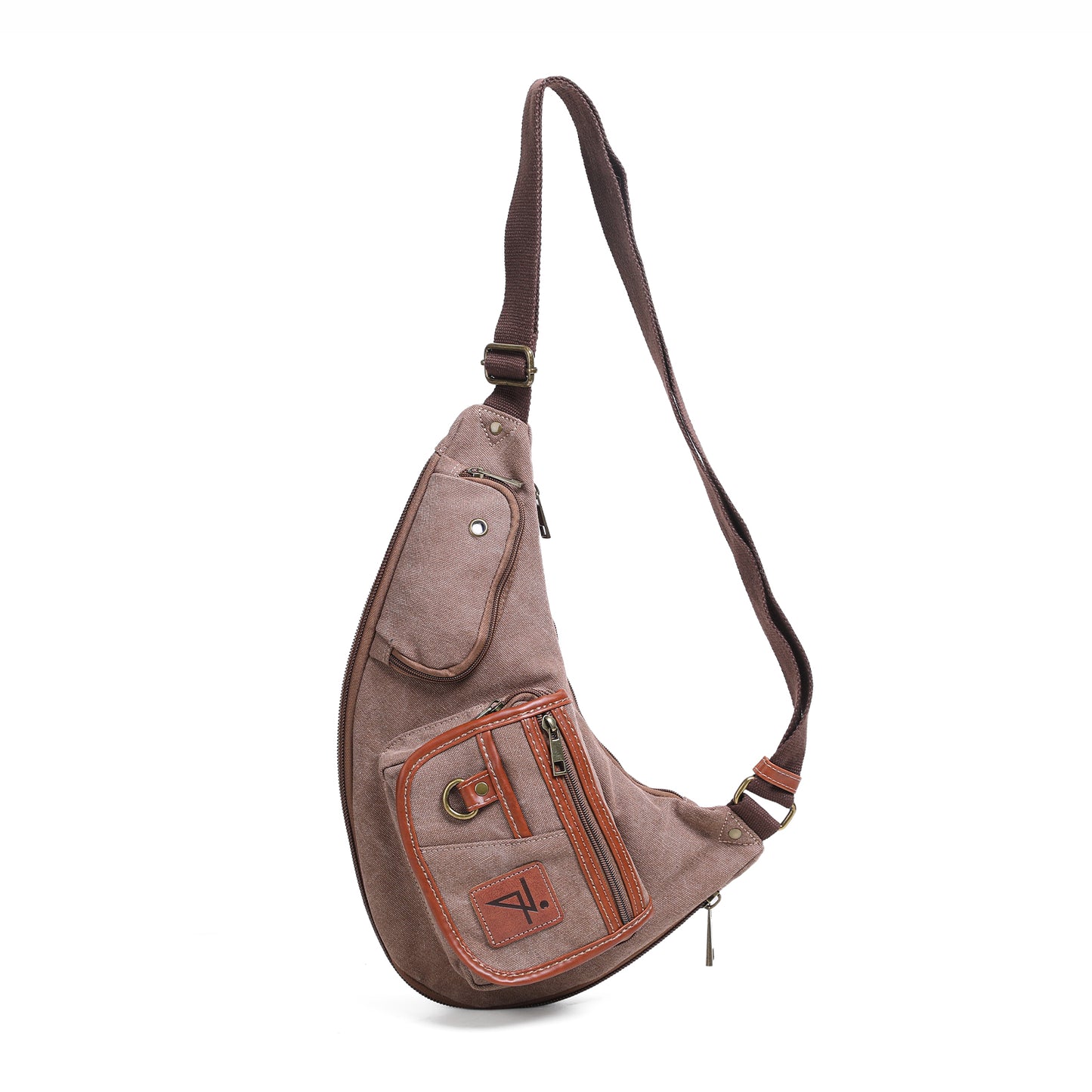 Anti Theft Hiking Sling Bag Water Resistant