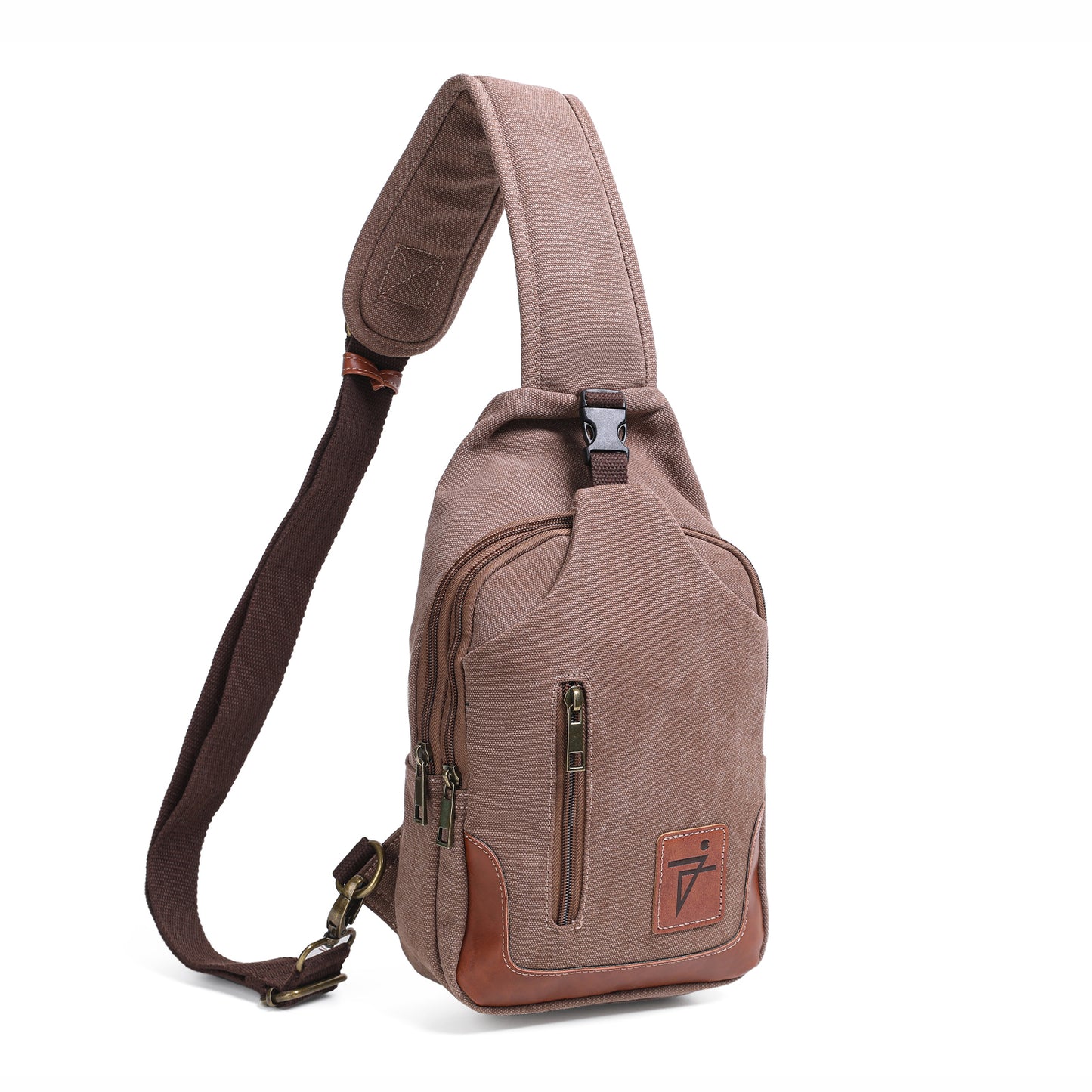 Anti Theft Sling Bag Waxed Canvas