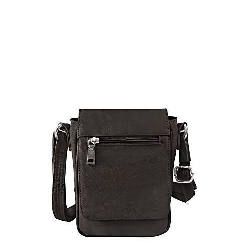 Compact Concealment Crossbody Leather Bag