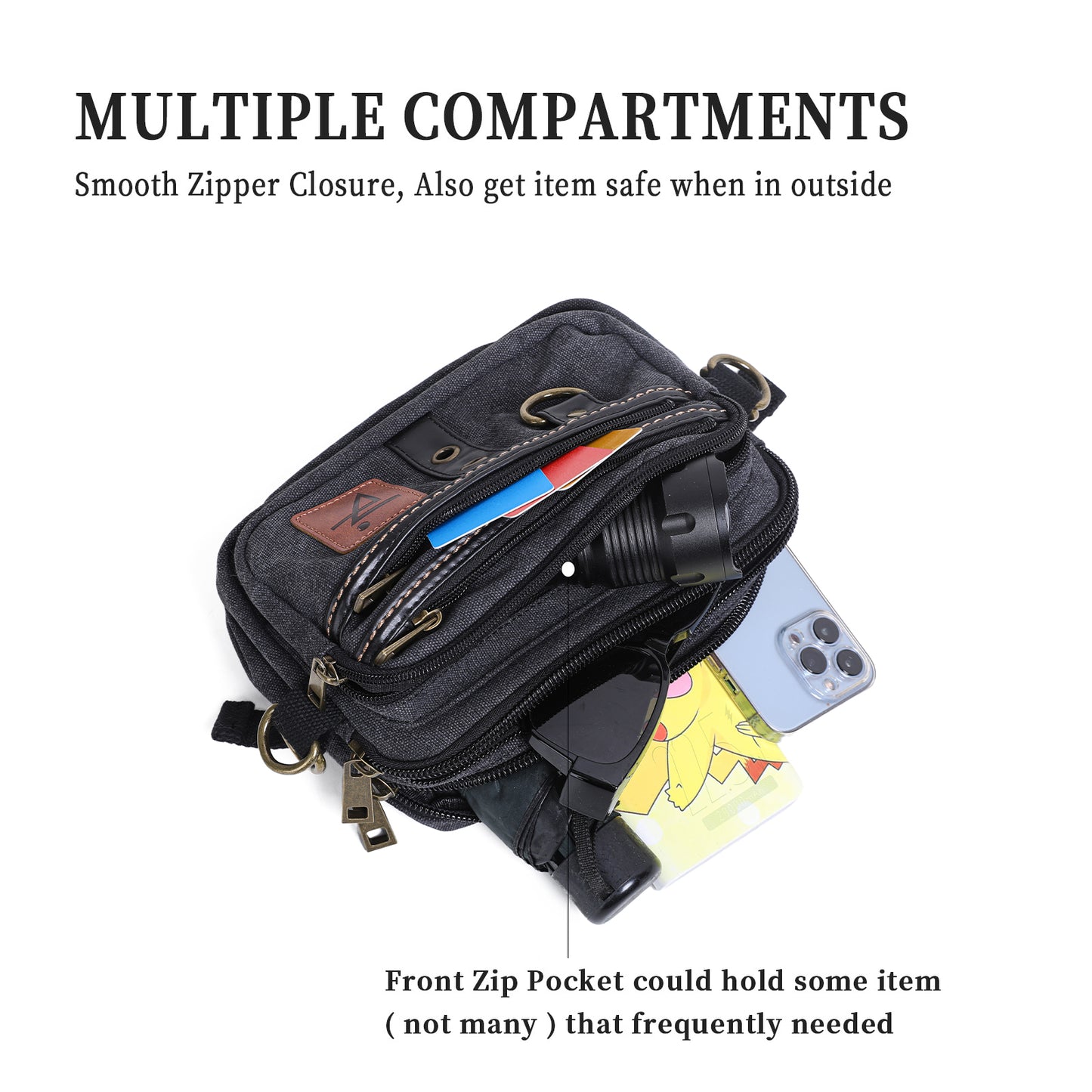 Fanny Pack Bump Hip Bag Water Resistant