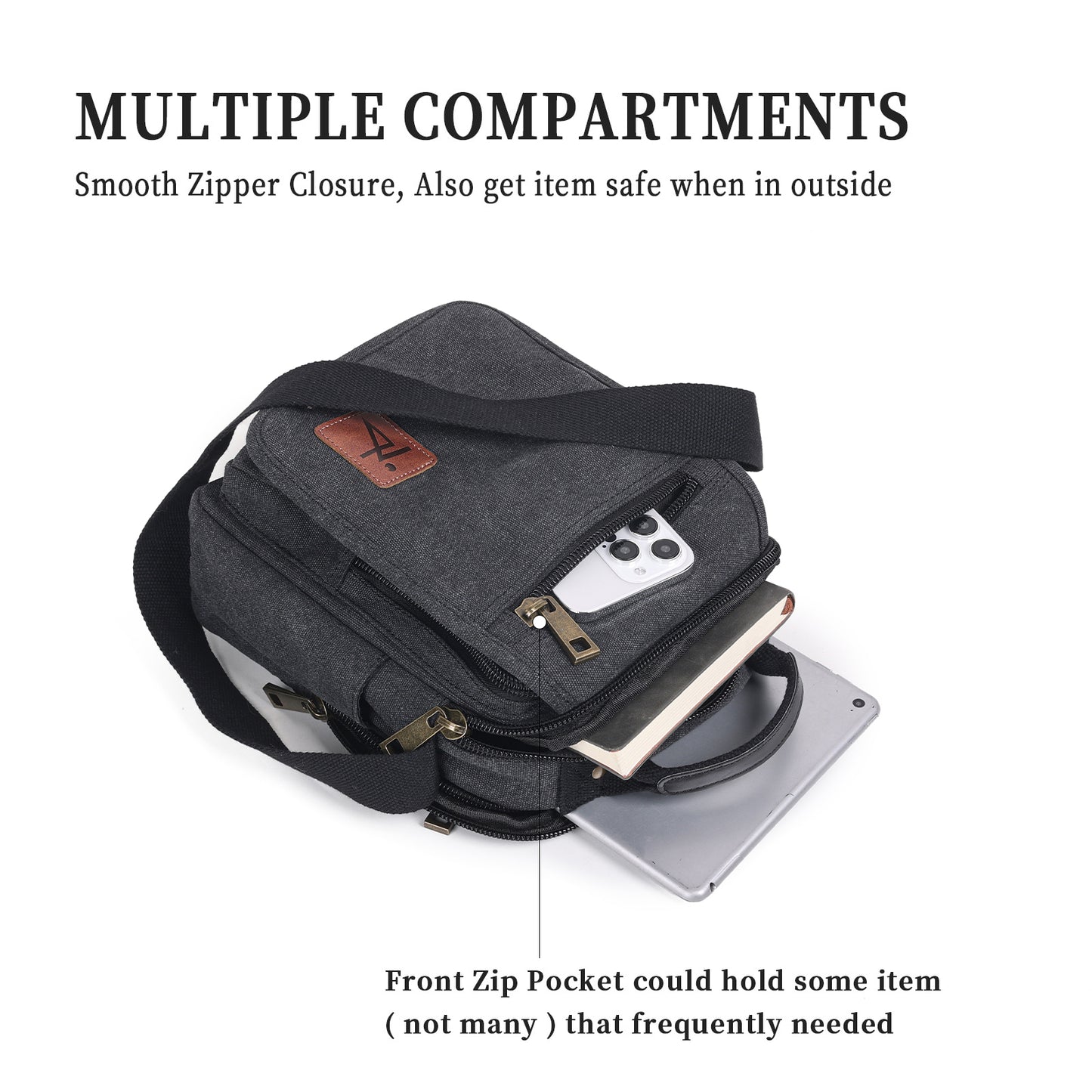 Travel Organizer Bag for Women Water Resistant Messenger bag for Men