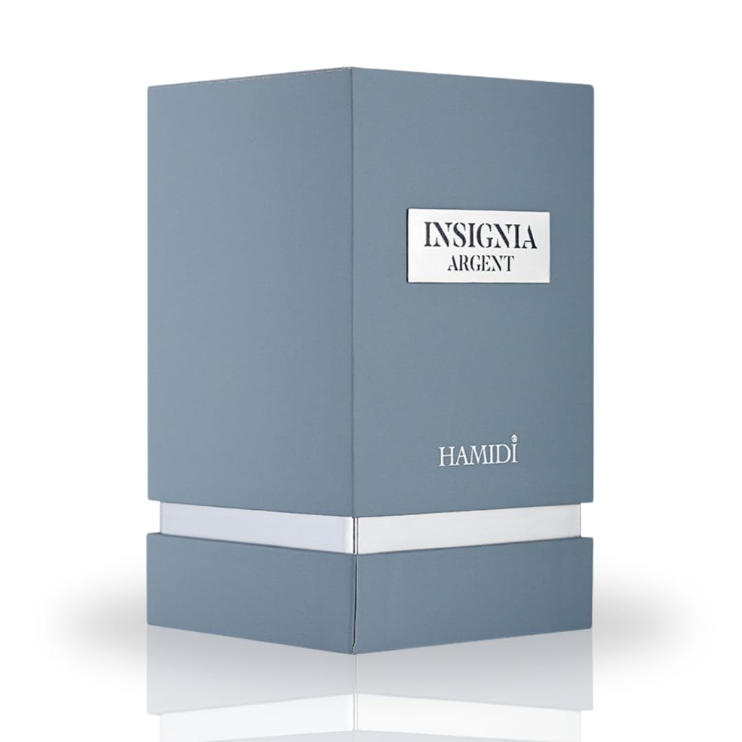 Hamidi Insignia Argent for Men & Women Eau de Parfum Spray, 3.6 Ounce