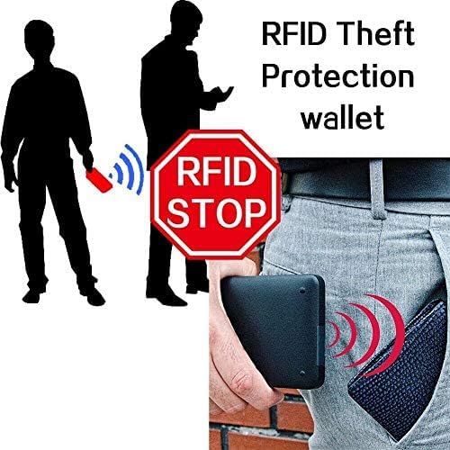 Carbon fiber leather trifold wallet