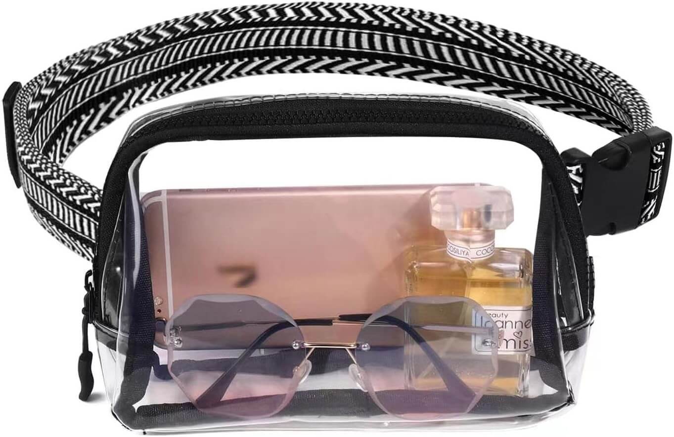 Clear fanny pack stadium approved