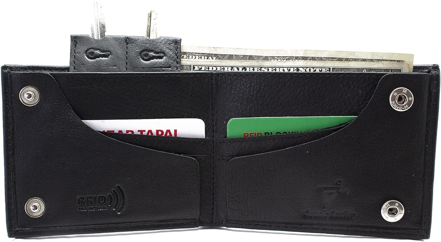 Women Bifold Wallet with Snap Closure | Secure and Stylish