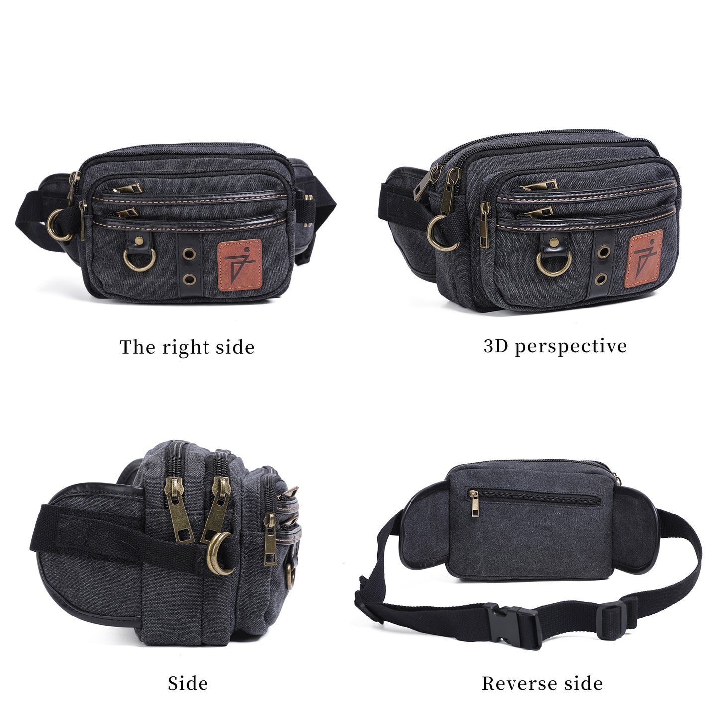 Fanny Pack Bump Hip Bag Water Resistant