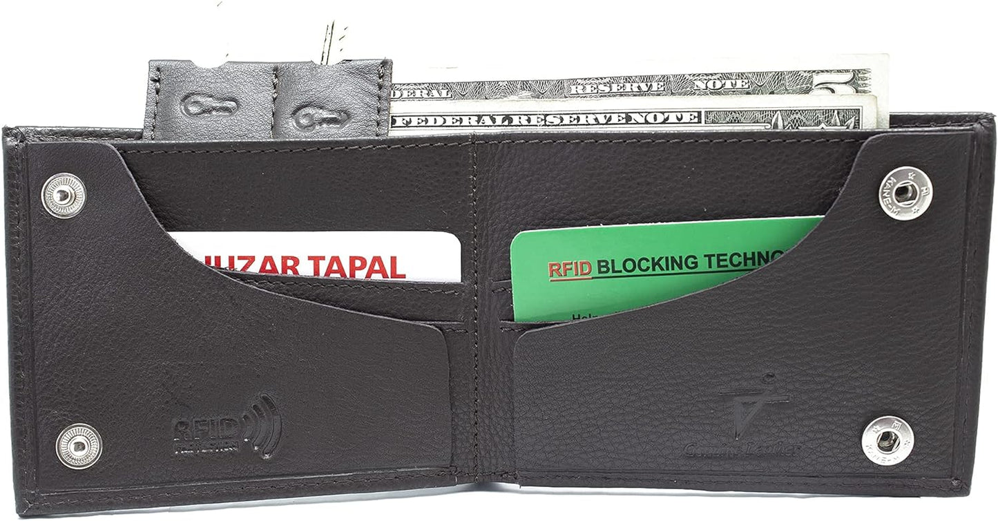 Women Bifold Wallet with Snap Closure | Secure and Stylish