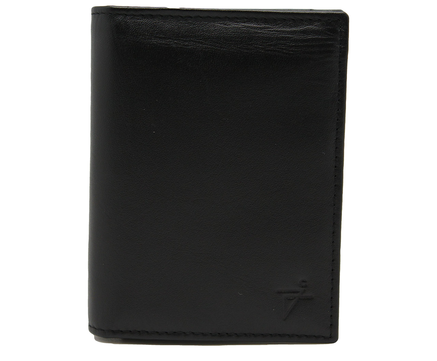 L-Fold Trifold Leather Wallet Calf Leather