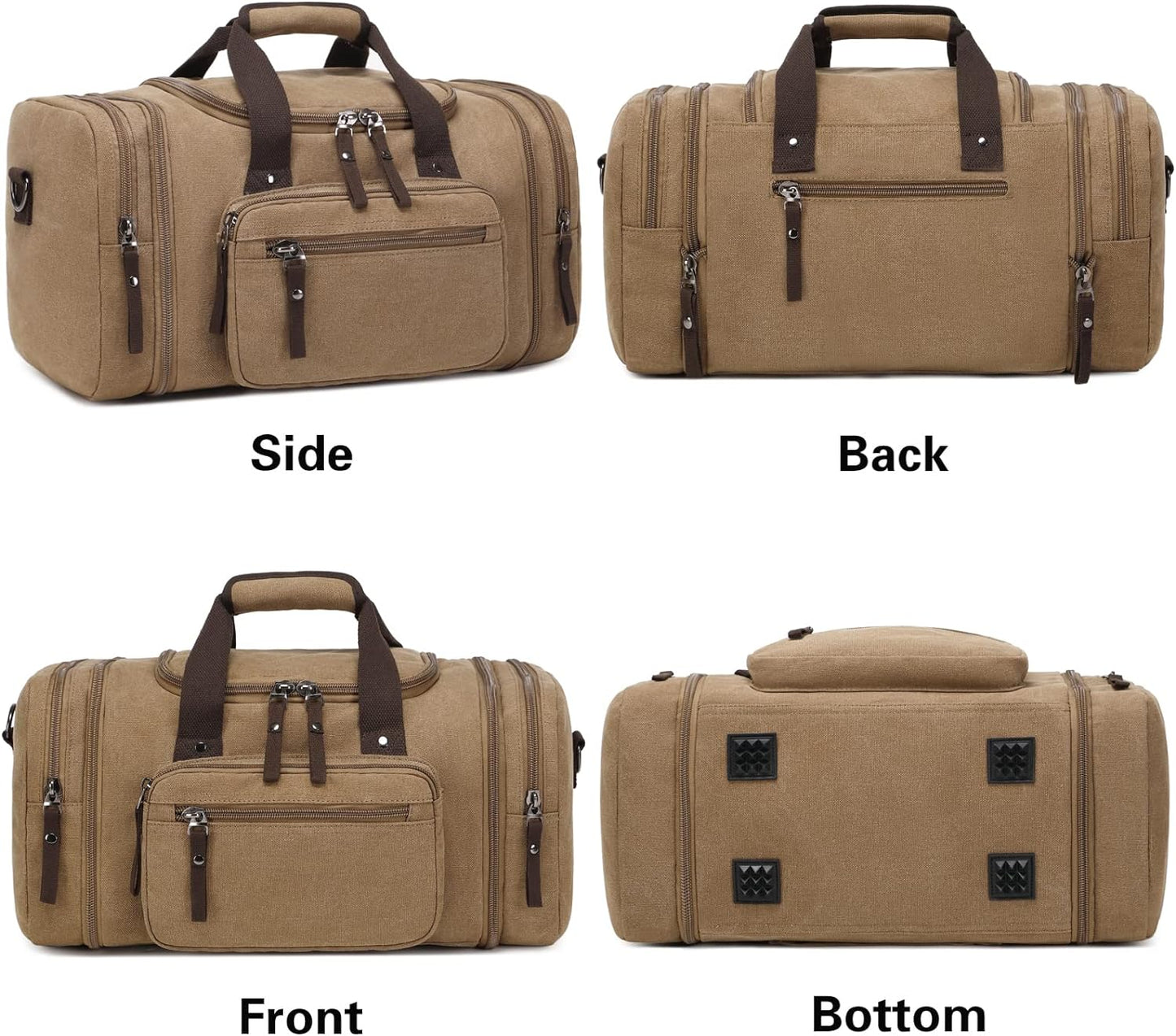 Large Canvas Duffle Bag