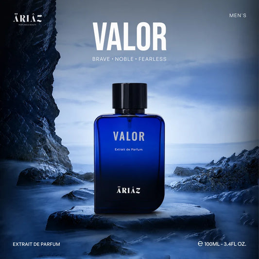 Valor by ARIAZ 3.4oz/100ml Extrait De Parfum For Him – Woody Aromatic