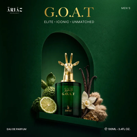 GOAT by ARIAZ 3.4oz/100ml Eau De Parfum For Him - Fruity Smoky Chypre