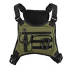 Reflective Tactical Running Vest Chest Bag | Multifunction Hiking & Cycling Pack