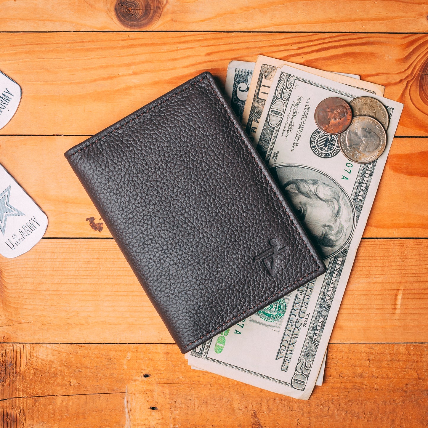 L-Fold Wallet unisex RFID Leather