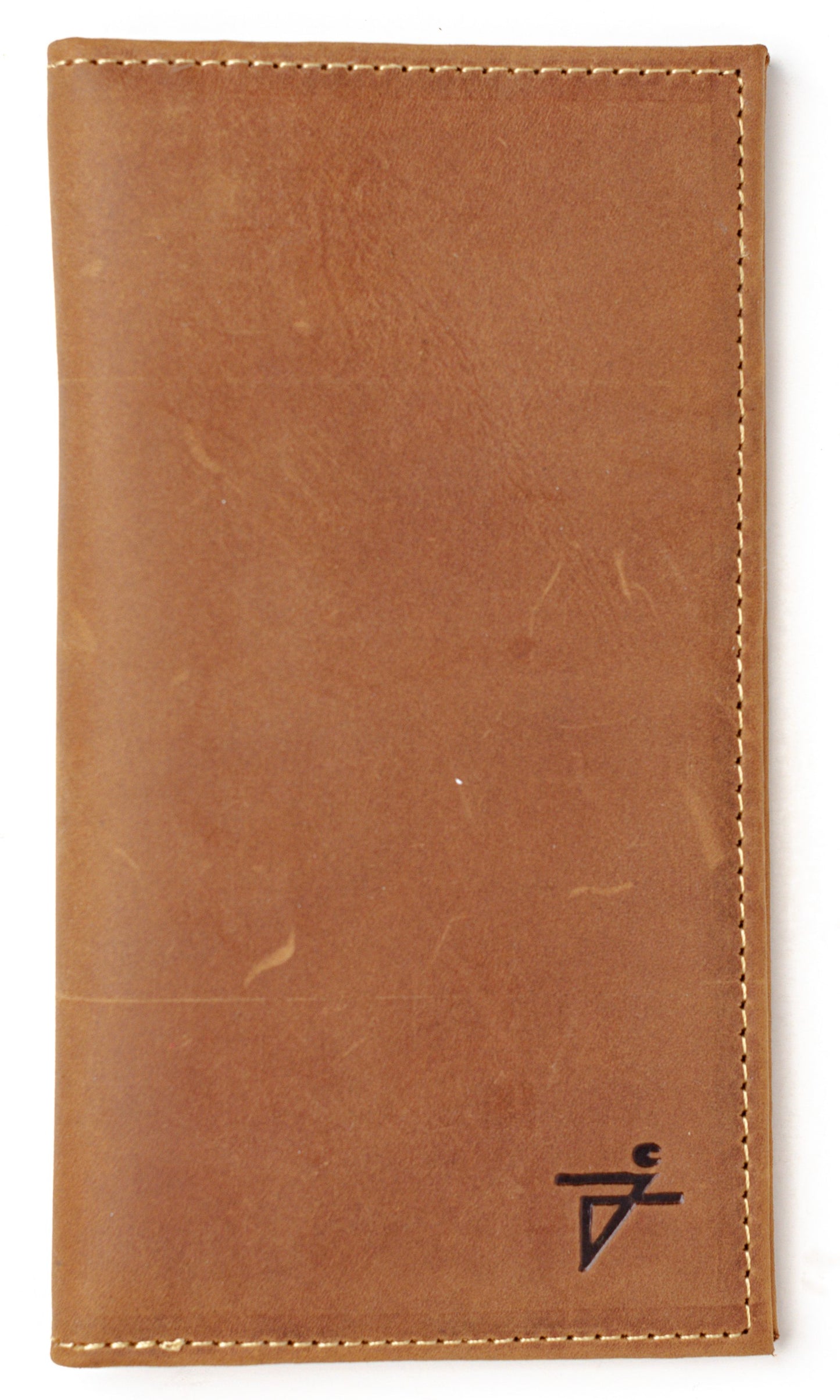 RFID Checkbook Cover Bi-fold Leather Wallet