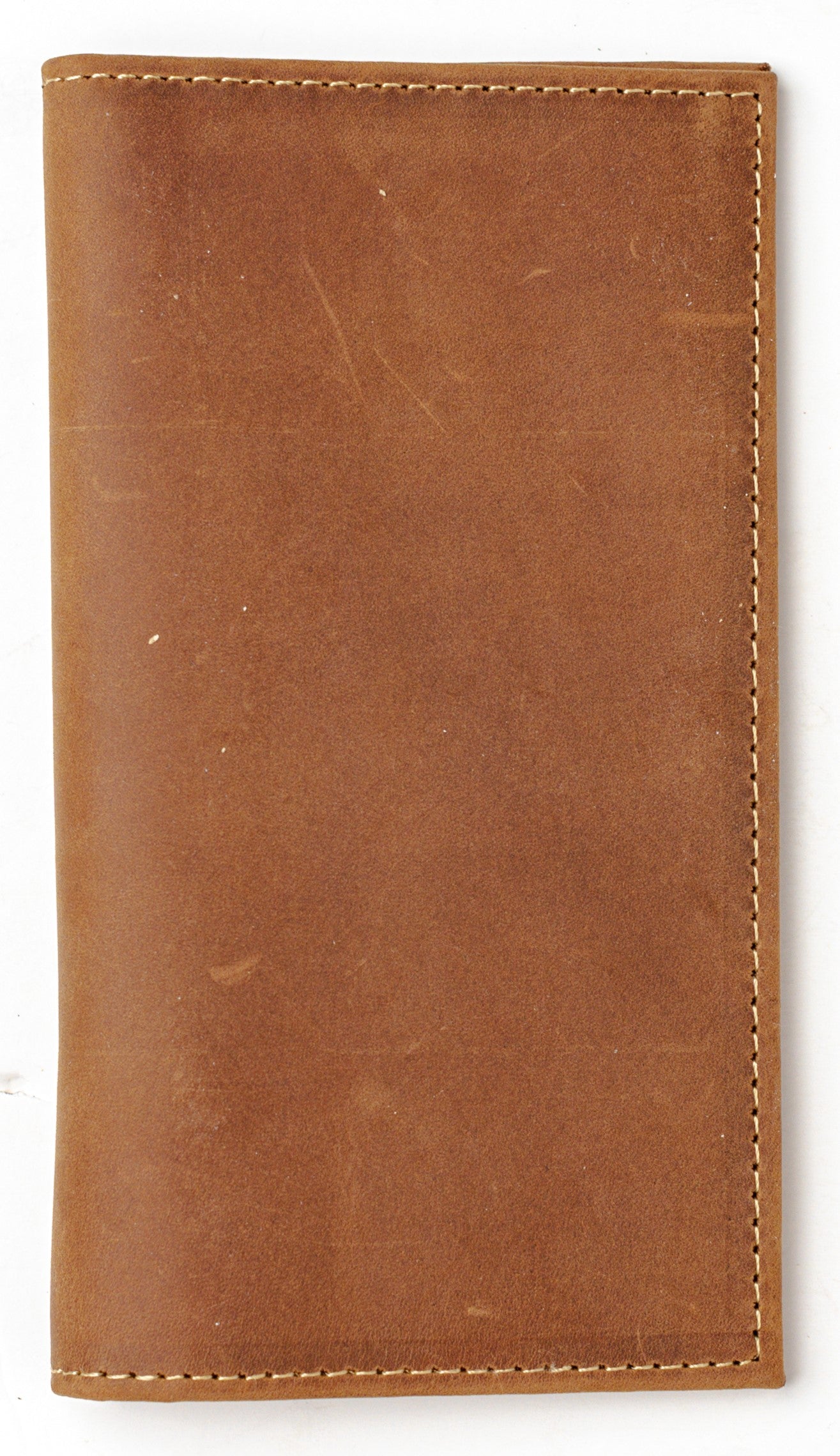 RFID Checkbook Cover Bi-fold Leather Wallet