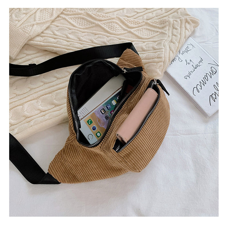 Corduroy Fanny Pack | Women Essentials