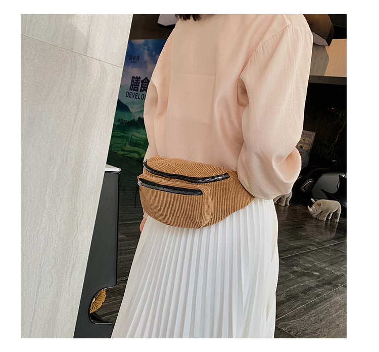 Corduroy Fanny Pack | Women Essentials