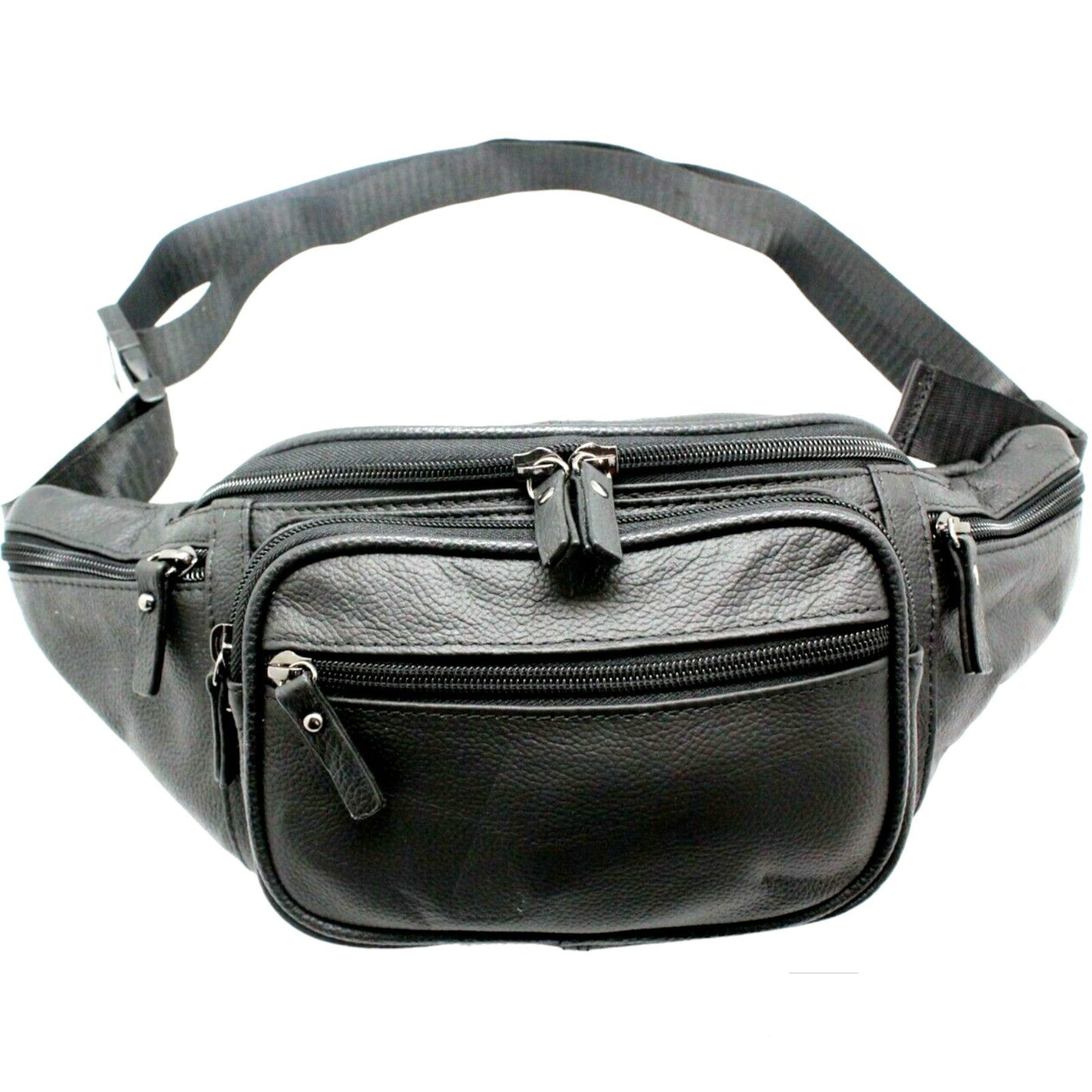 Large Cow Leather Fanny Pack – Vintage Waist Bag