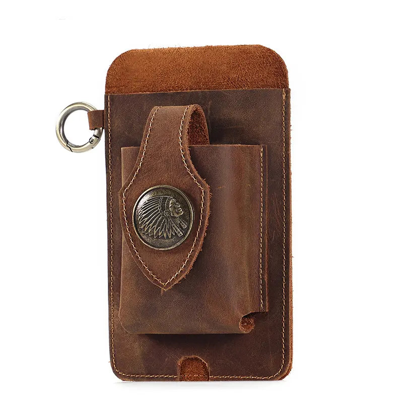 Leather Cigarette & Mobile Case