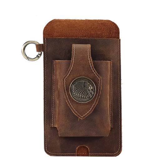 Leather Cigarette & Mobile Case