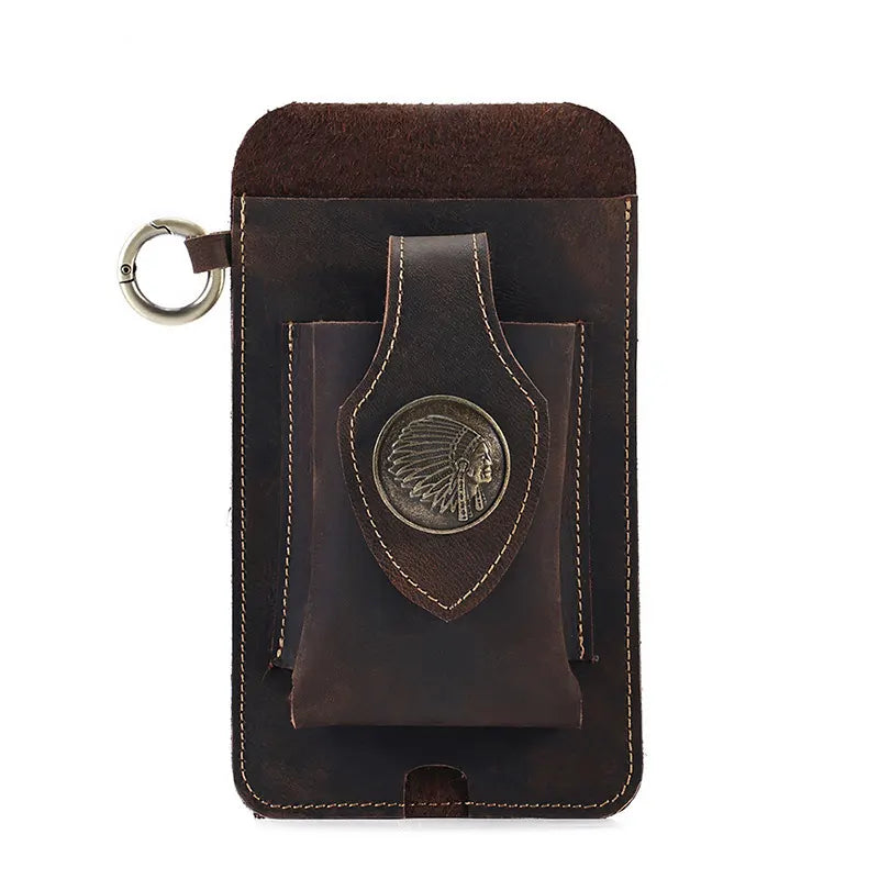 Leather Cigarette & Mobile Case