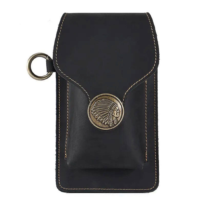 Leather Mobile Holder & Cigarette Case