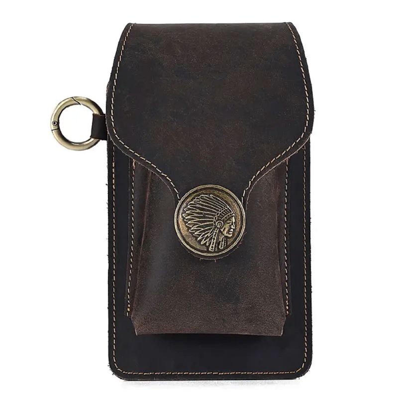 Leather Mobile Holder & Cigarette Case