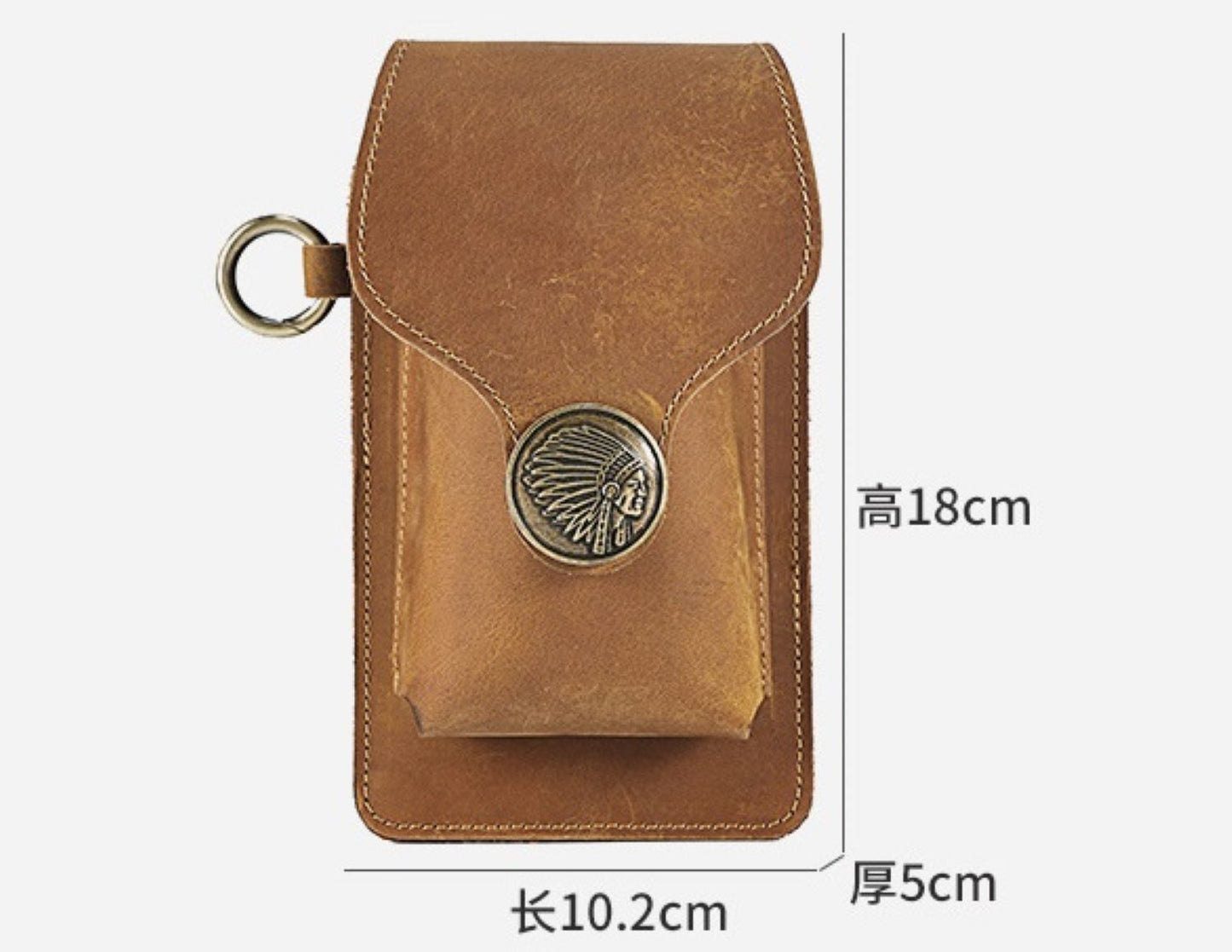 Leather Mobile Holder & Cigarette Case