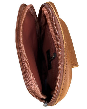 Vintage Leather Crossbody Sling Bag for Men & Women