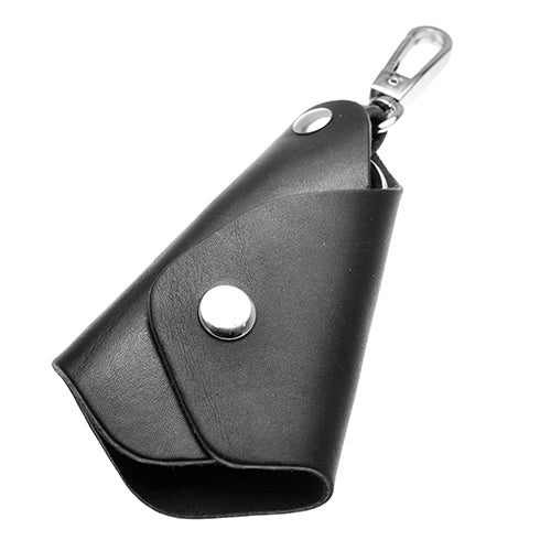 Key Chain Holder with Leather Accents for Bikers, Trucker, Motorcyclist, Raiders