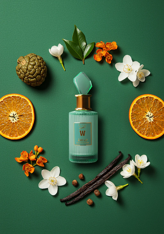 W (WIN) by ARIAZ 3.4oz/100ml Eau De Parfum for Women – Fresh Floral Musk + Includes Free Sample Set (6 Scents)