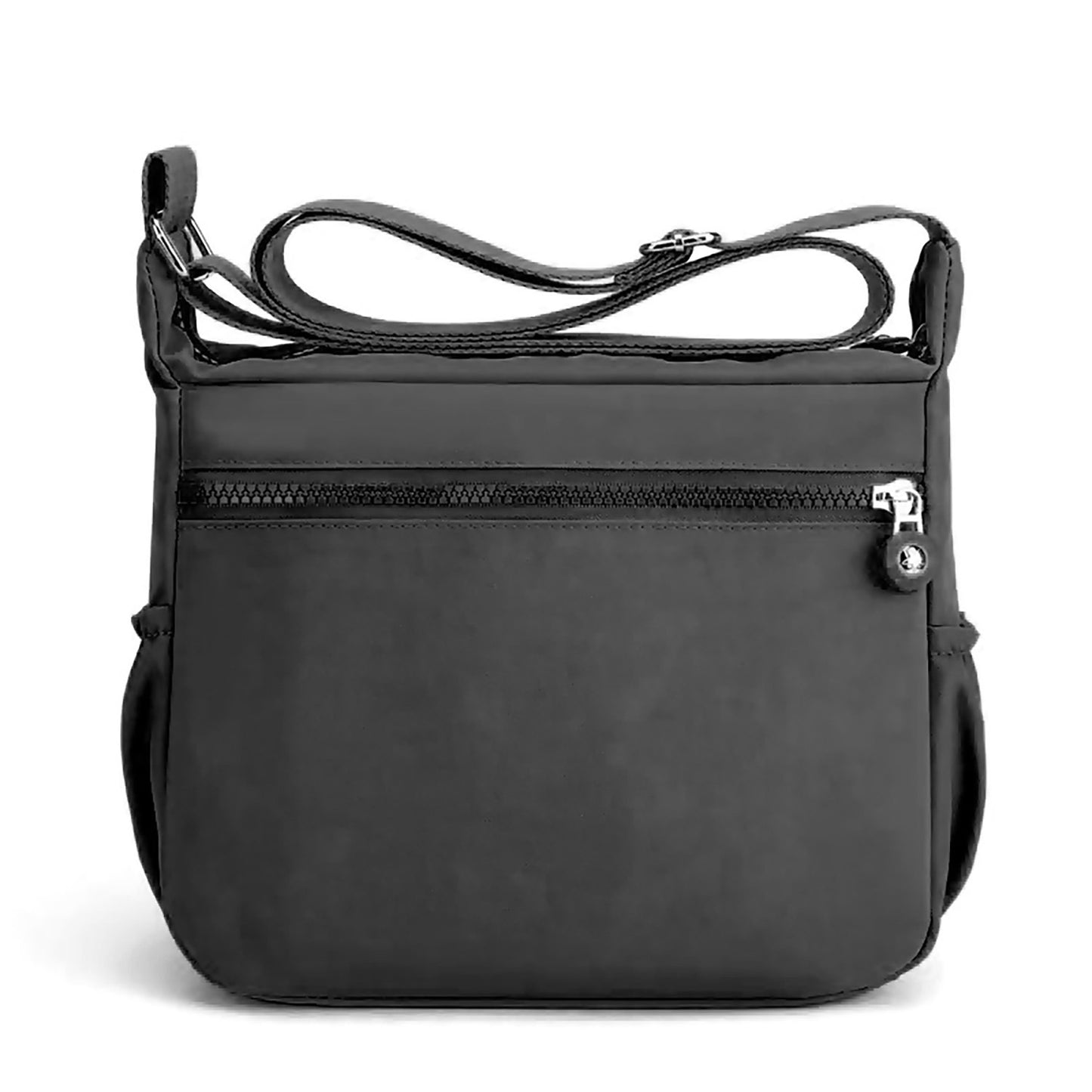 Black Nylon Crossbody Bag | For Women