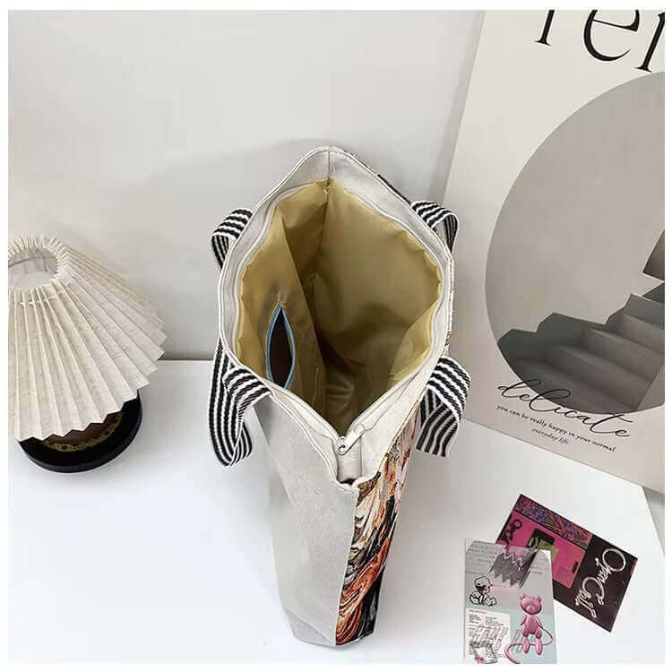 Tote Bag for Women with Twin Birds Artwork – Casual & Travel Ready