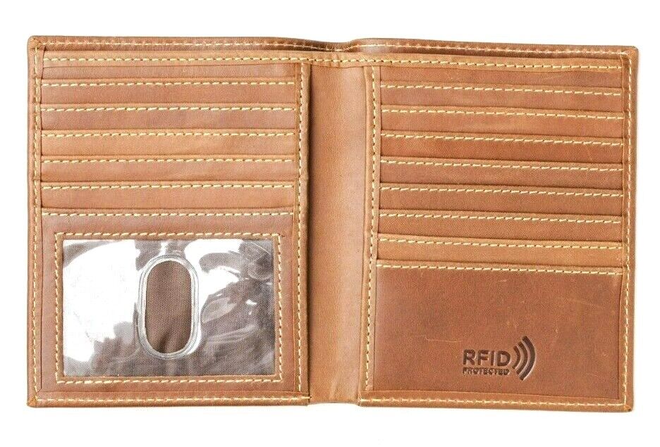 Men's Slim Bifold Wallet | RFID-Safe