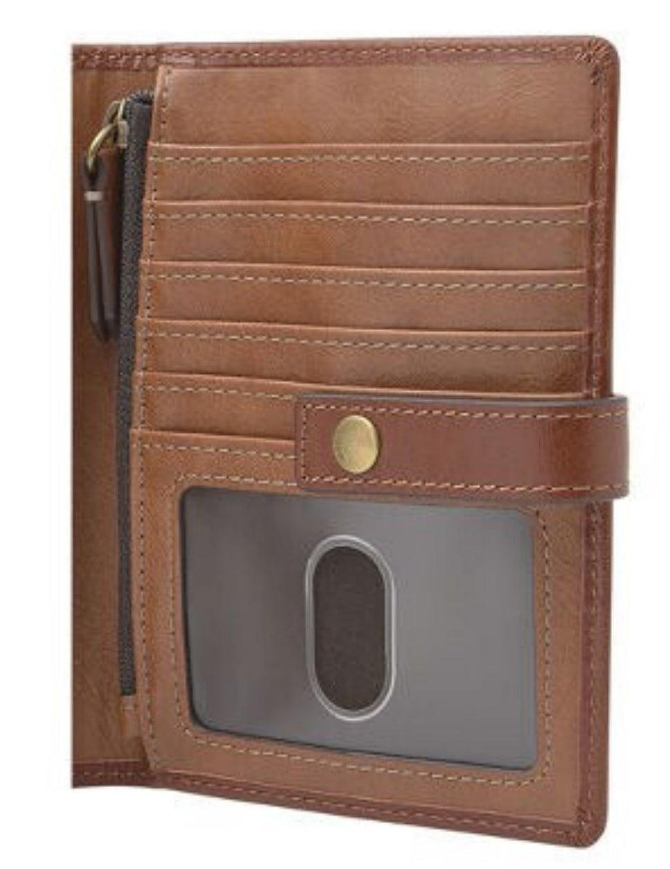 Fossil Raul Leather Wallet Passport Case - SML1825001 RFID Safe