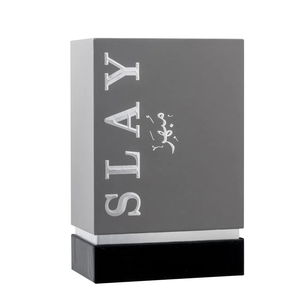 SLAY by ARIAZ 3.4oz/100ml Eau De Parfum for Men – Woody Aromatic + Includes Free Sample Set (6 Scents)