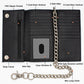 Men's Tall Trifold Chain Wallet with Snap RFID