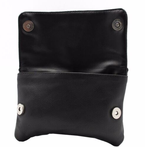 Leather clip-on Loop Belt bag for women