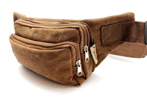 Canvas Waist Bag for Men and Women