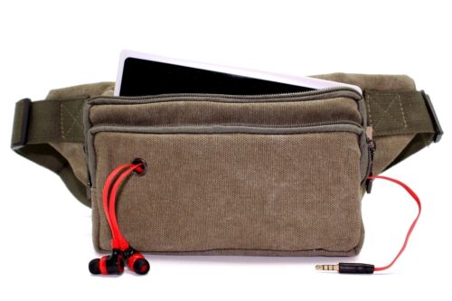 Canvas Waist Bag for Men and Women