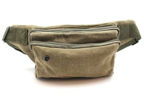 Canvas Waist Bag for Men and Women