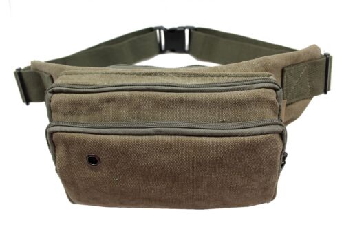 Canvas Waist Bag for Men and Women