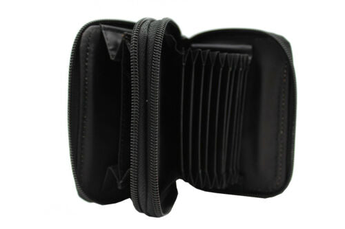 RFID Double Zip Accordion Cash Card Coin Holder