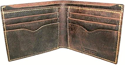 Crazy Horse Leather Wallet | Vintage Item