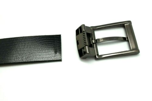 Genuine Leather Belts For Men Matte Buckle Classy Dress Black Belts Formal Mens Belt J9713