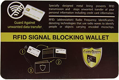 Women's Leather Zipper Wallet, RFID Blocking Credit Card Holder Case